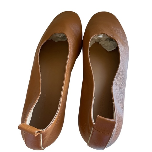 Everlane The Italian Leather Day Glove in Toasted Almond Ballet Flats Size 8 1/2 - Picture 8 of 13